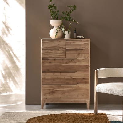 Commode en acacia massif  SAMSO BERAH GETAH