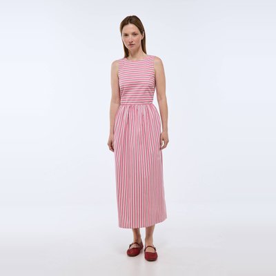 Robe midi rayée en coton BIO GOTS MONOPRIX