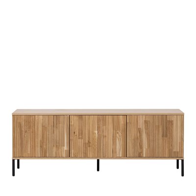 Meuble TV en bois de pin - GRAVURE WOOOD