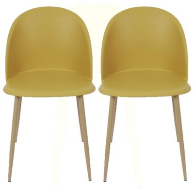 Lot 2 Chaises Scandinave Bergen TOILINUX
