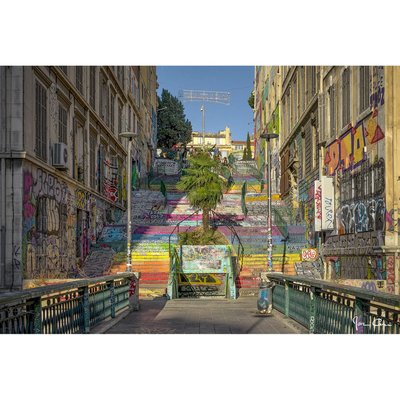 Tableau Mural Quartier Créatif Marseille CONTEMPORAIN URBAIN CEANOTHE