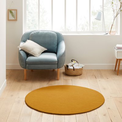 Renzo Small Round Tufted 100% Cotton Rug LA REDOUTE INTERIEURS