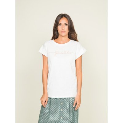T-shirt Col Rond Message Fibes DONA LISA