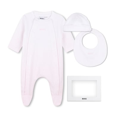 Ensemble pyjama, bonnet et bavoir BOSS KIDSWEAR