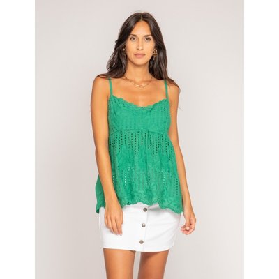 Top Broderies Anglaises Feve DONA LISA