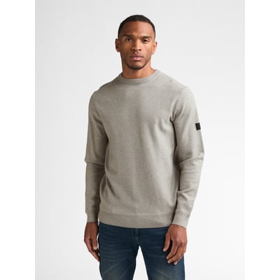 Pull col rond chiné stonebend PETROL INDUSTRIES