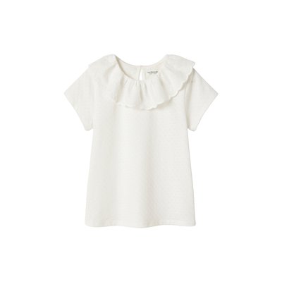 T-shirt à collerette en broderie anglaise VERTBAUDET