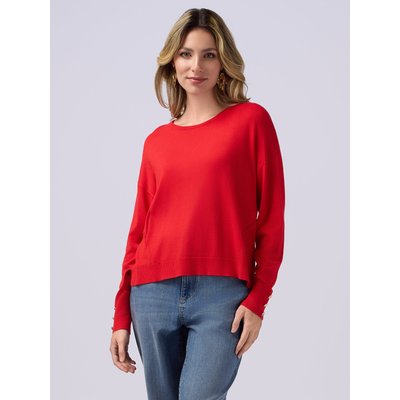 Pull à coupe boxy réalisé en FIL de viscose confortable OLTRE