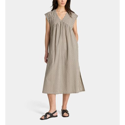 Robe Longue Ample Calvi Vichy Coton GALERIES LAFAYETTE