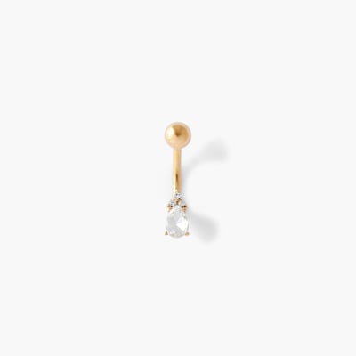 Piercing stud pour nombril strass BALABOOSTE
