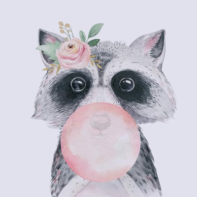 Tableau Sur Toile Bulle De Raton Laveur ENFANT CEANOTHE