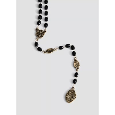 Collier pendentifs perles MANGO