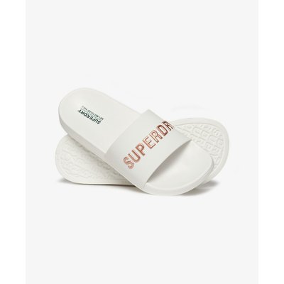 Sandales de piscine à logo véganes SUPERDRY