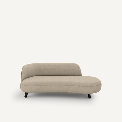Sofá chaise longue de lino chambray, Rosebury AM.PM