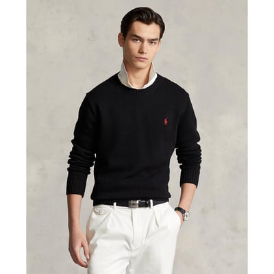  Pull col rond en coton POLO RALPH LAUREN