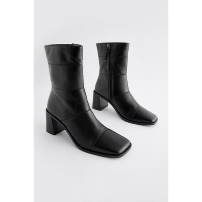 Bottines à bout carré et talon haut de gamme NEXT