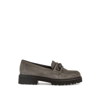 Mocassins en velours à talon décroché GABOR
