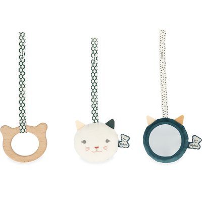 Lot de 3 jouets sensoriels à accrocher KALOO