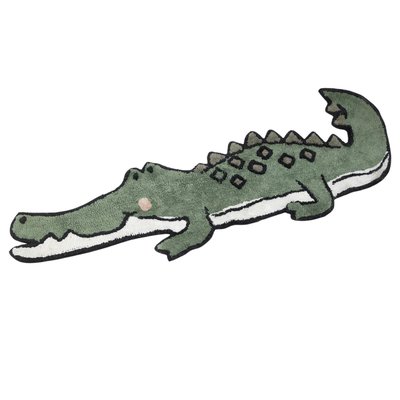 Tapis tufté enfant coton CROCODILE TODAY