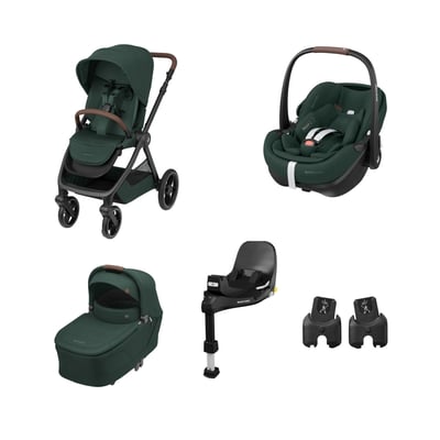 Pack Poussette Naissance Oxford+, Cosi Pebble 360 Pro 2, Embase FamilyFix 360 Pro MAXI COSI