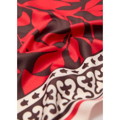 Foulard imprimé feuilles MANGO