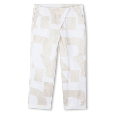 Pantalon en coton et lin DKNY