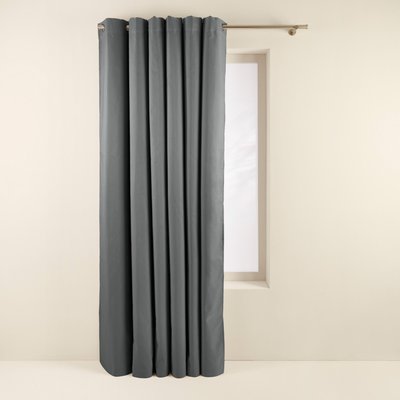 Rideau Occultant Occultant en Tissu à enduction PVC, occultant à 100% Gris 350x270 cm MADURA