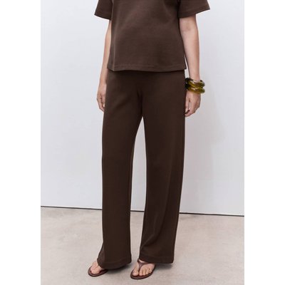 Pantalon en coton droit pour femme enceinte MANGO