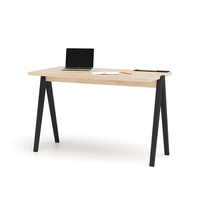 Bureau en mélamine et hêtre cérusée, Colmar XL HERDASA