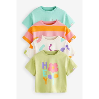T-shirt à manches courtes, lot de 4 NEXT