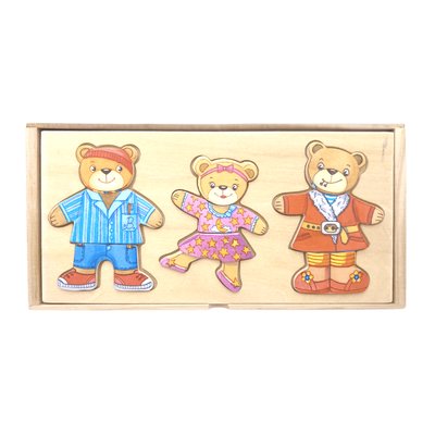 Puzzle encastrable en bois - Très bon état GOKI
