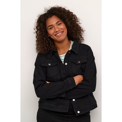 Veste en jean noir femme La Redoute