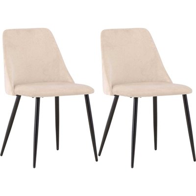 Chaise en tissus pieds en acier Night VENTURE HOME