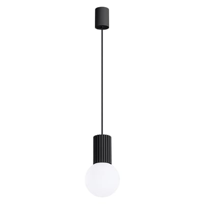 Suspension Aluminium Noir G9 1 Halo EDEN