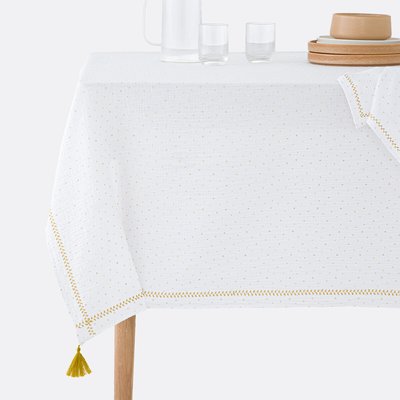 Nappe gaze de coton, Kumla étoiles brodées LA REDOUTE INTERIEURS