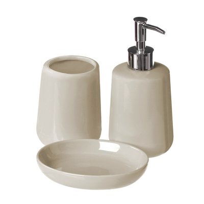3-Piece Bathroom Set in Natural Ceramic SO'HOME