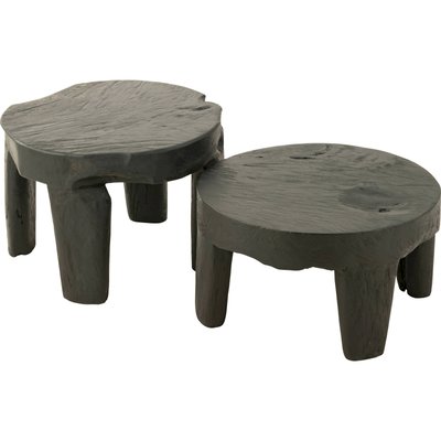 Table ronde en bois  design authentique pour salon moderne RECOLLECTION