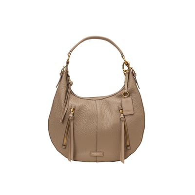 Sac à bandoulière large en cuir de mouton finement grainé MARC O'POLO