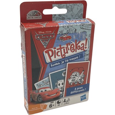 Jeu de cartes Pictureka! Disney Cars 2 - Bon état HASBRO