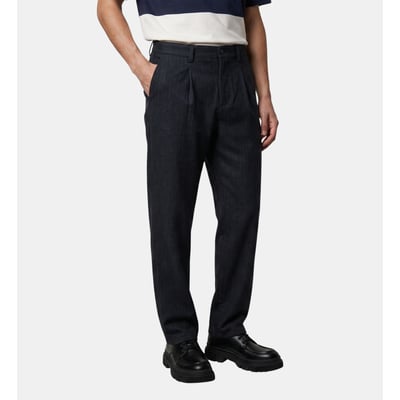 Pantalon à pinces tanflan flanelle GALERIES LAFAYETTE