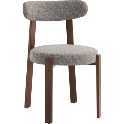 Chaise de salle à manger AFINATTE en bouclé RECOLLECTION