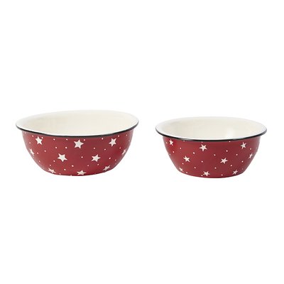 Set de 2 bols décoratifs en céramique D20 SIA DECO