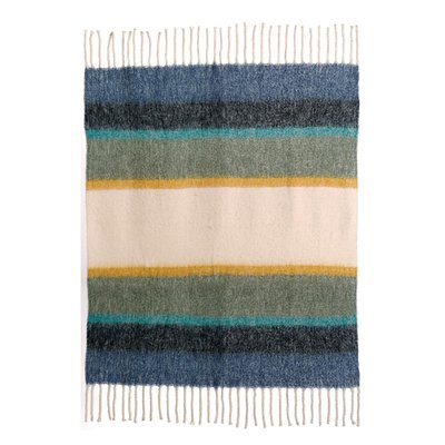 Plaid rayé recyclé Isabel VIVARAISE