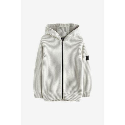 Sweat à capuche zippé en maille NEXT
