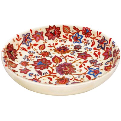 Assiette creuse mélamine Jaipur 20 cm LES JARDINS DE LA COMTESSE