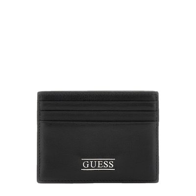 Porte-Cartes New Boston Cuir Véritable GUESS