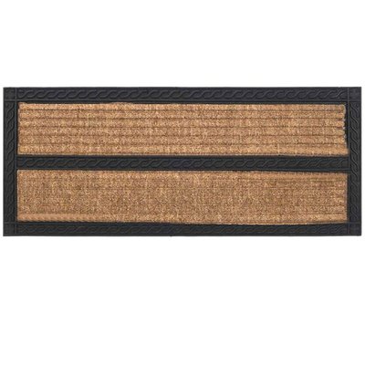 Paillasson coco et caoutchouc 60x25x0.5cm WADIGA
