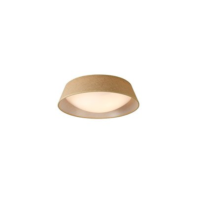 Petit Plafonnier Eleganza Toile De Lin Naturel MILLUMINE