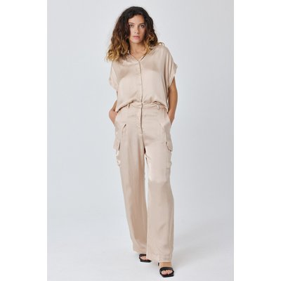 Pantalon cargo ample avec poches latérales utilitaires, casual chic FLORANE ARTLOVE