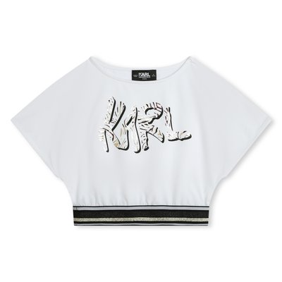 T-shirt avec base élastiquée KARL LAGERFELD KIDS